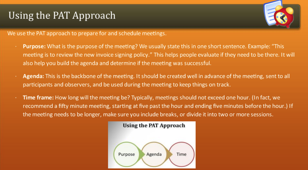 Using the PAT Approach FreshSkills